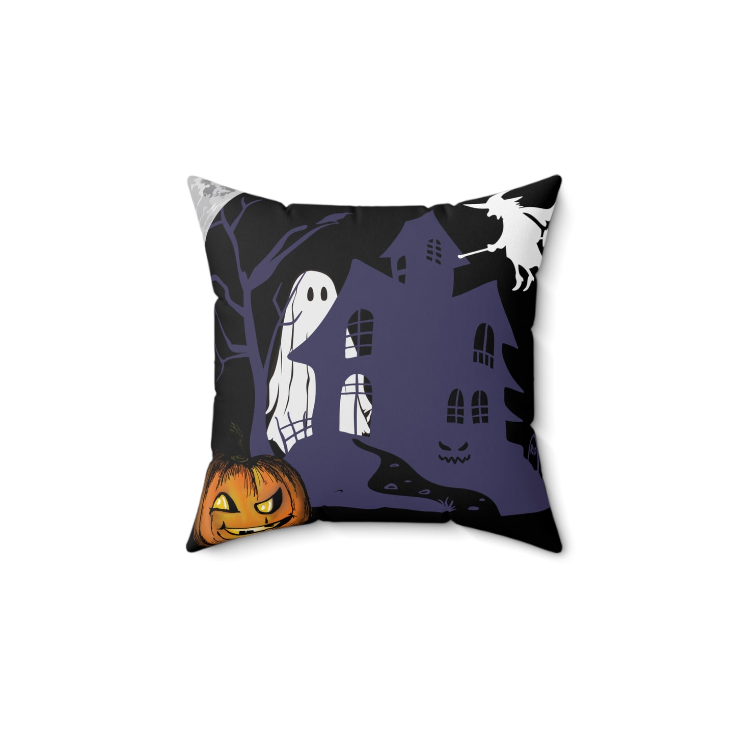 Halloween Ghost Throw Pillow