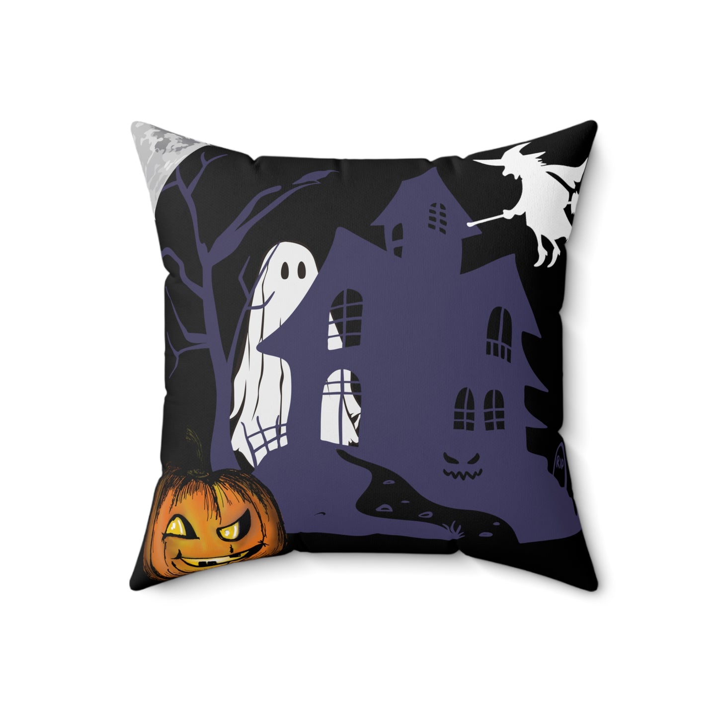 Halloween Ghost Throw Pillow