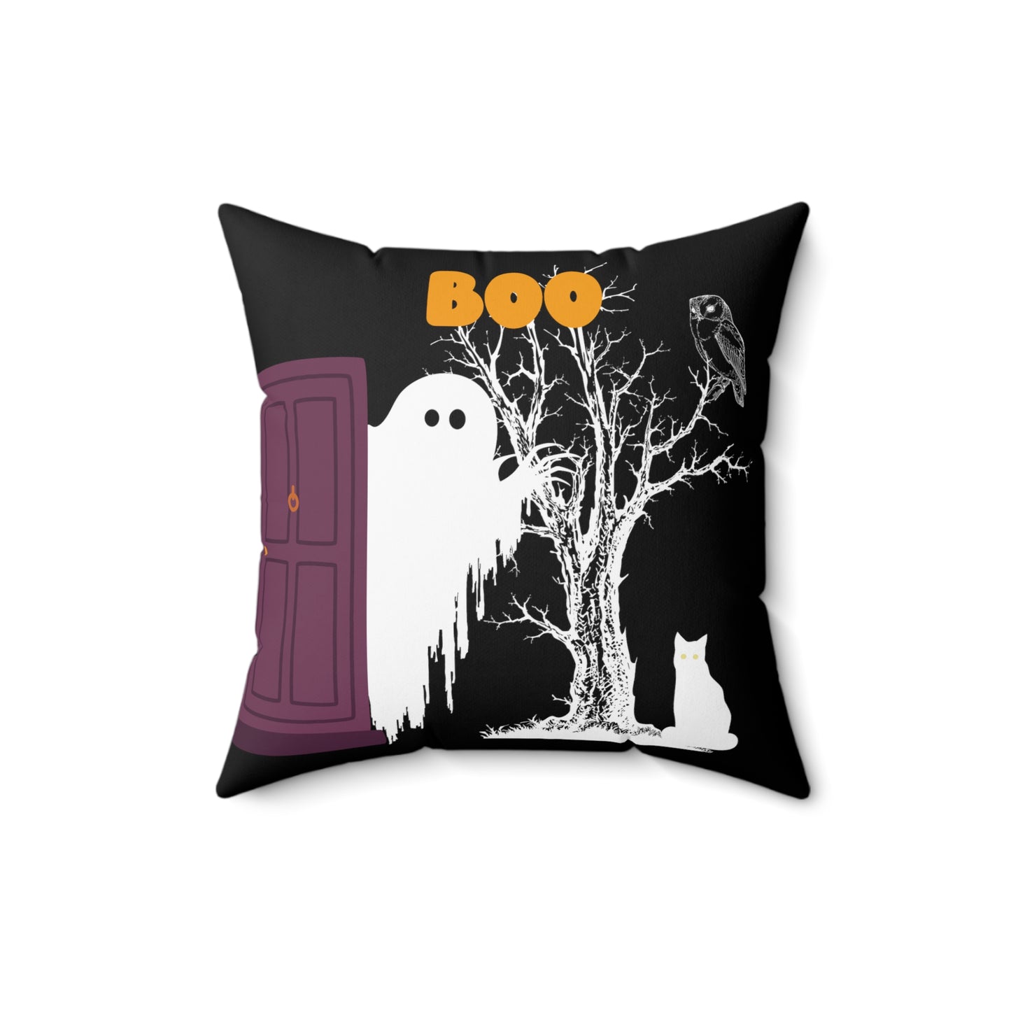 Halloween 'Boo' Throw Pillow