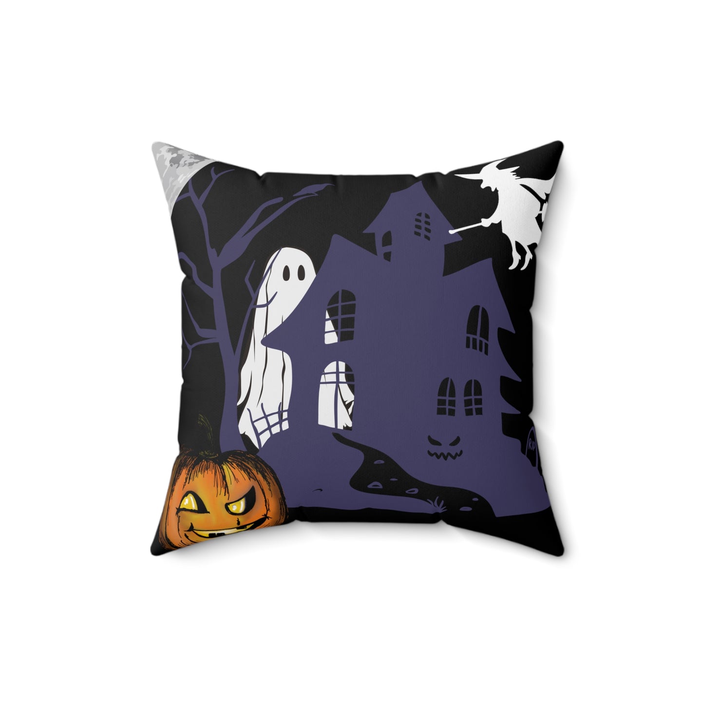 Halloween Ghost Throw Pillow