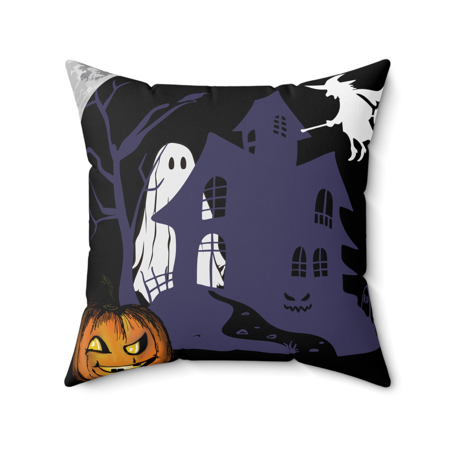 Halloween Ghost Throw Pillow