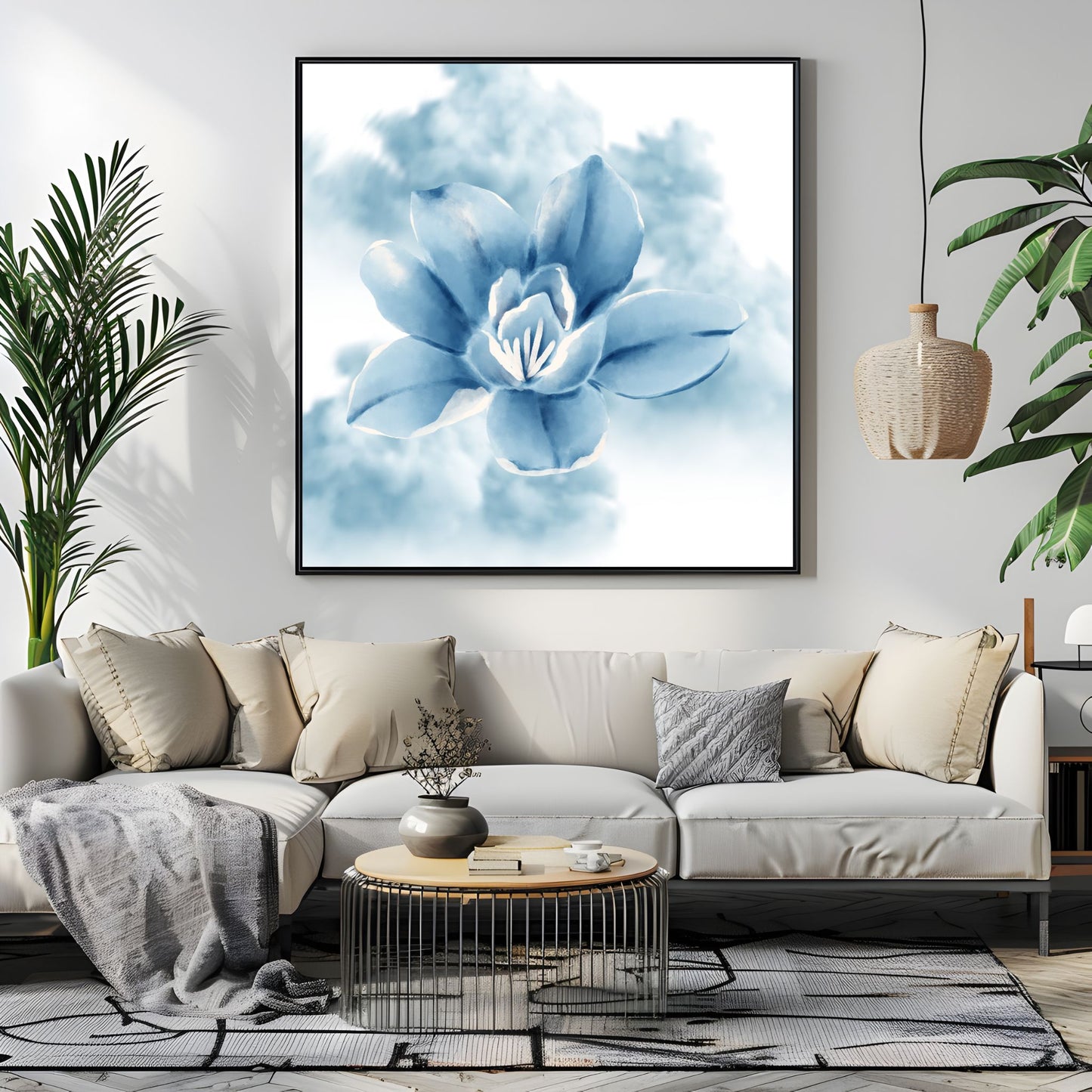 Printable 'Tranquil Blue' Wall Art