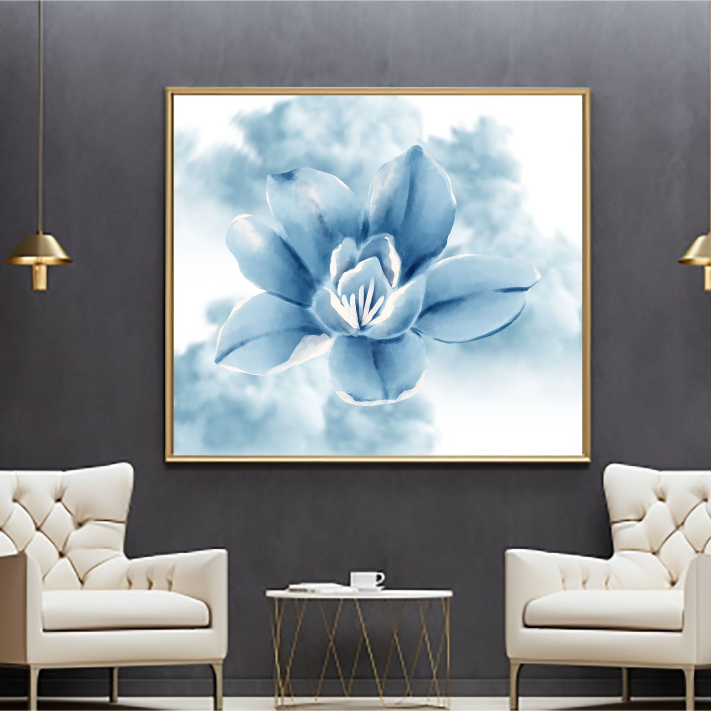 Printable 'Tranquil Blue' Wall Art