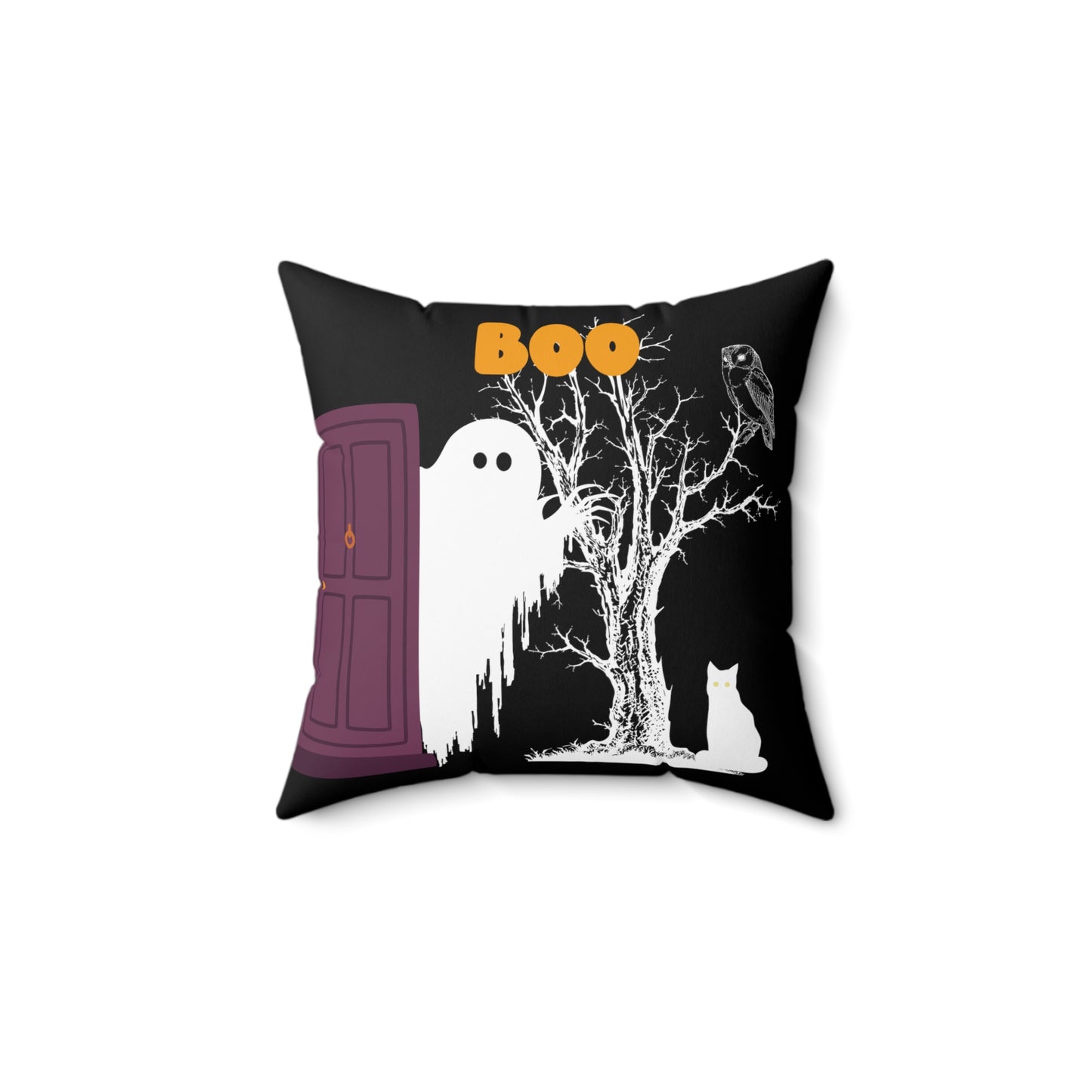 Halloween 'Boo' Throw Pillow