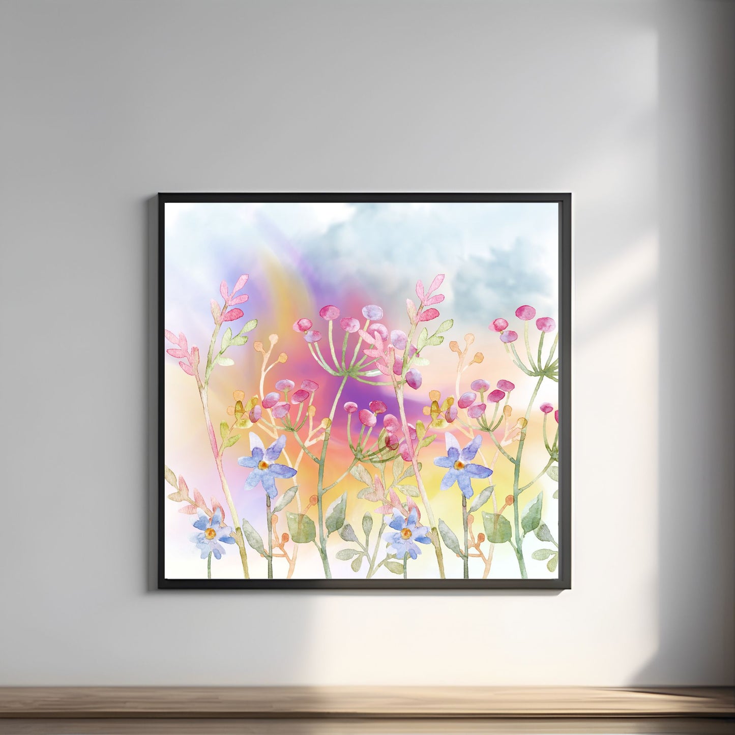 Printable 'Floral Symphony' Wall Art