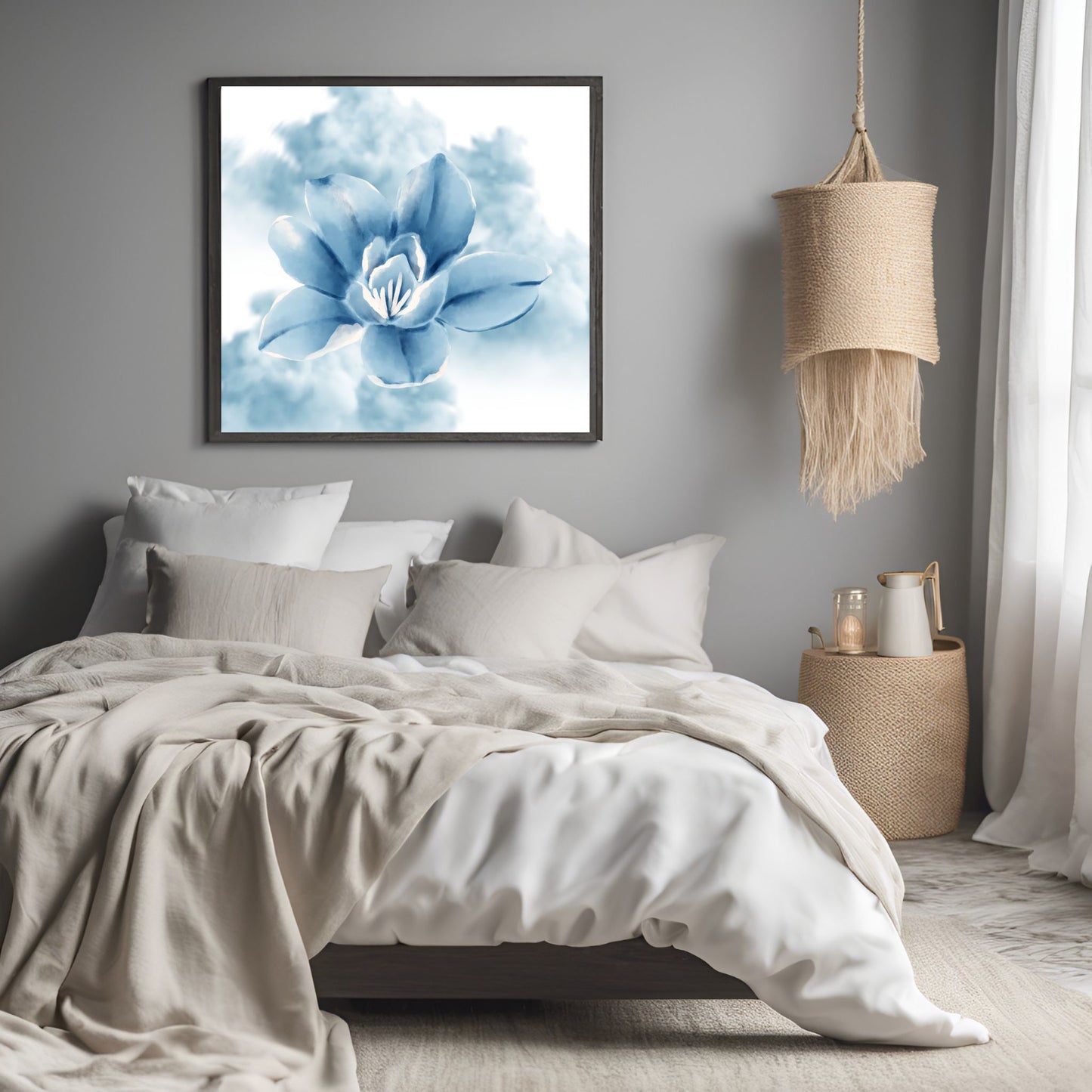 Printable 'Tranquil Blue' Wall Art