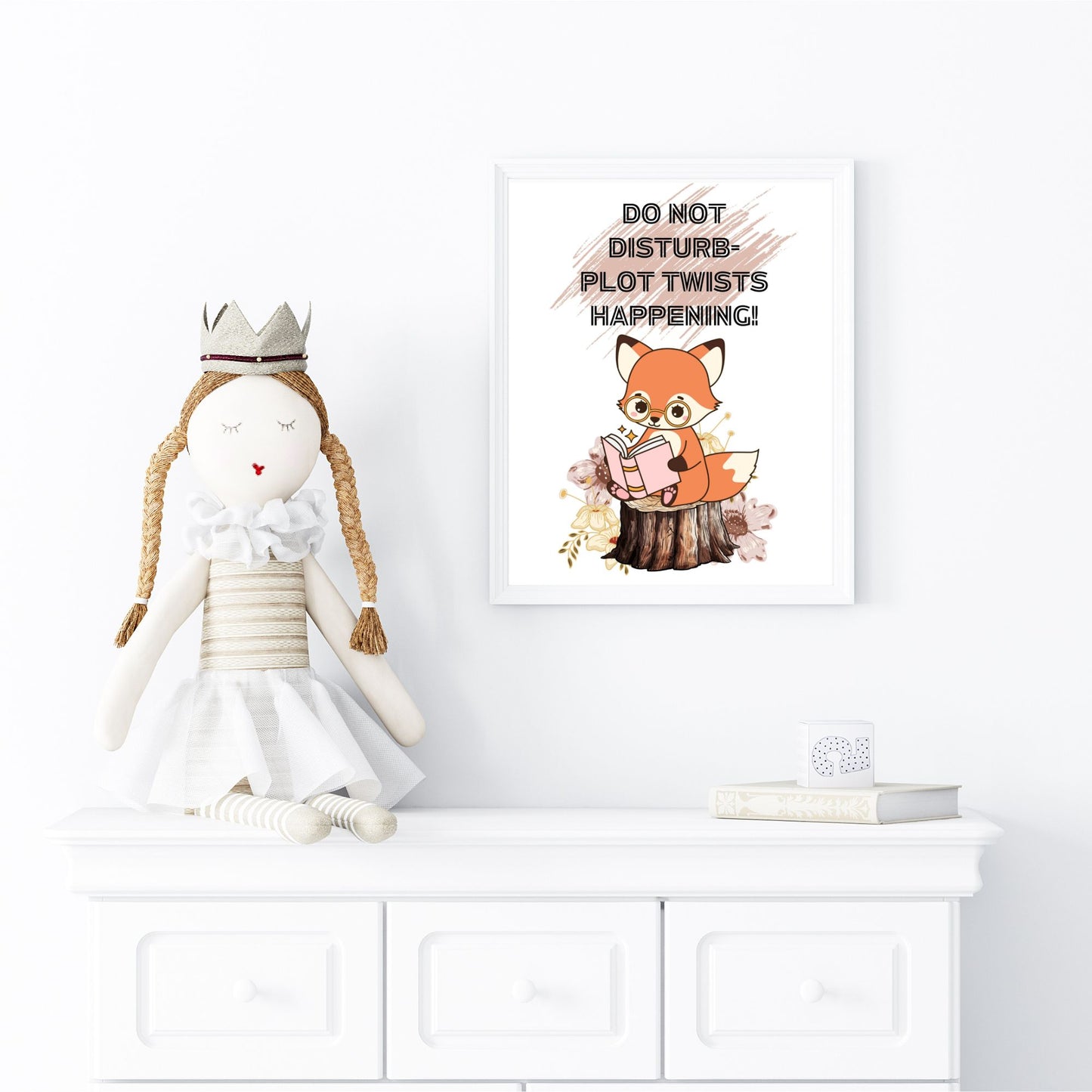 Do Not Disturb-Plot Twist Happening - Printable Wall Art