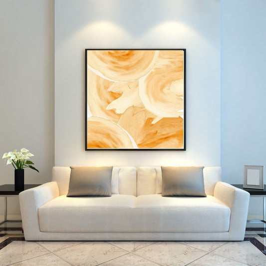 Digital Wall Art-Caramel swirls-instant download