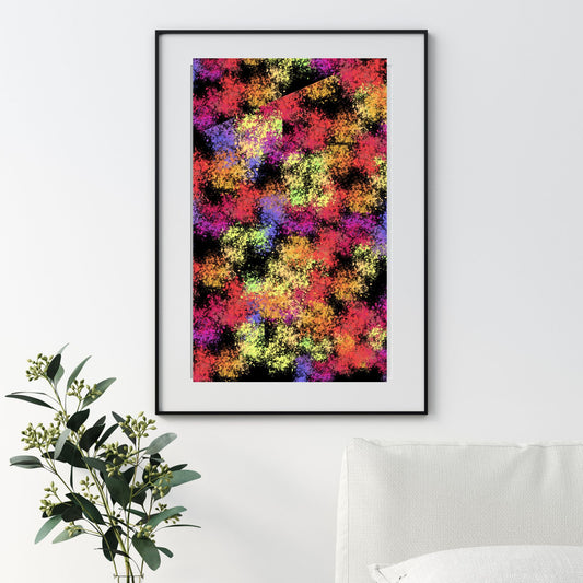 Digital Wall Art-Color sponge-abstract-instant download