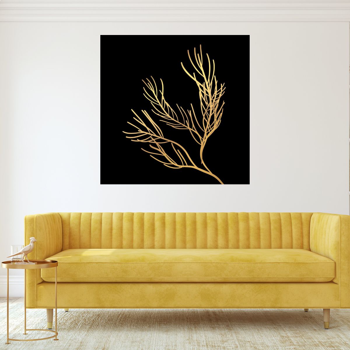 Digital Wall Art- Tan botanical- instant download